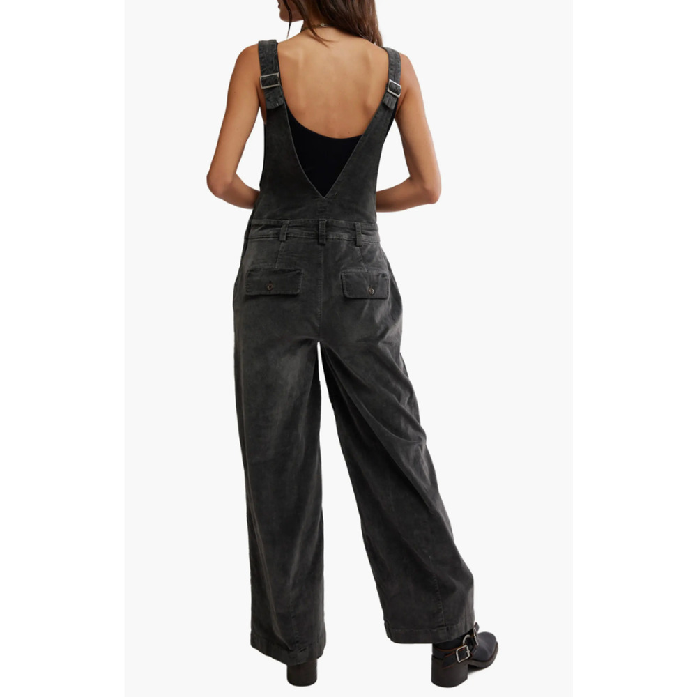FREE PEOPLE New Mara Cord Overalls Jumpsuit // 10 - Picture 2 of 16